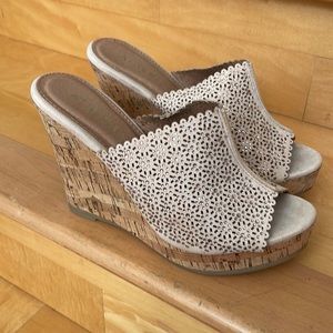 Athena Alexander Slide Wedge Heels